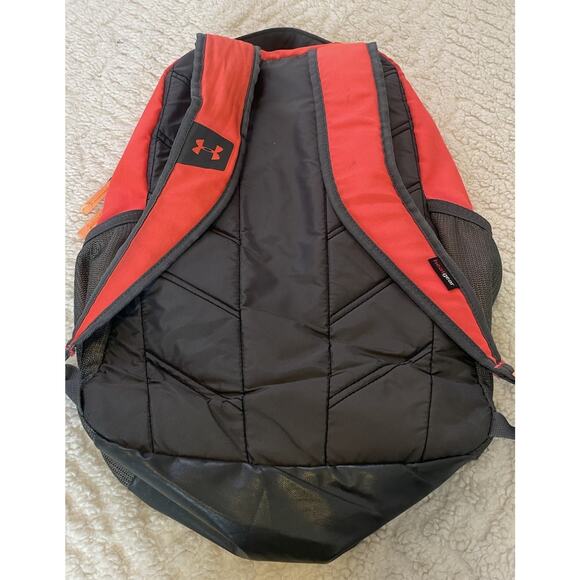 Under Armour UA STORM 1 Soft Sleeve Backpack Orange Logo Laptop School Work Gym - Picture 5 of 9